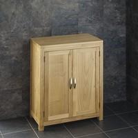 alta 65cm by 34cm slimline freestanding storage bathroom cabinet