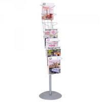 Alba Floor-Standing 7-Pocket LiteratureMagazine Display DD7S