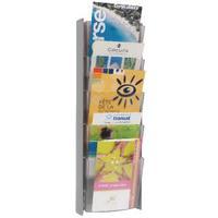 Alba Wall Display Unit 5 Pocket A5 Metallic W200xH560mm DDPROmmM