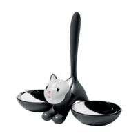 Alessi Tigrito Cat Bowl black