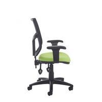 Altino high back operator chair with adjustable arms charcoal