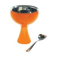 Alessi Big Love - Ice cream bowl, Ice cream spoon