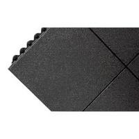 all purpose anti fatigue modular mat solid surface black 312413