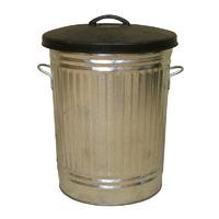 All Galvanised Bin