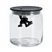 Alessi Glass Jar, Yellow Lid, 70 cl, (AMDR04 Y)