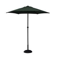 aluminium 23m garden parasol in green by gardman