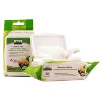 Aleva Naturals Bamboo Baby Nose N Blows Wipes 30 wipes