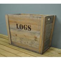 aldsworth log storage box by garden trading