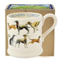 All Over Lurcher 1/2 Pint Mug Boxed