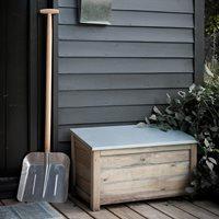 aldsworth wooden garden storage box large