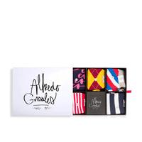 alfredo gonzales socks socks box the burger collection red