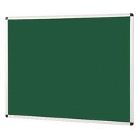 aluminium framed standard noticeboard green 600mm x 900mm