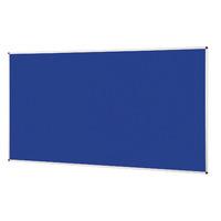 aluminium framed standard noticeboard blue