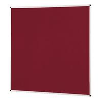 Aluminium Framed Standard Noticeboard Burgundy