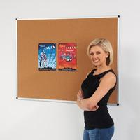 Aluminium Framed Standard Noticeboard Cork