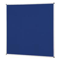 aluminium framed standard noticeboard blue