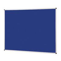 Aluminium Framed Standard Noticeboard Blue