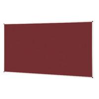 Aluminium Framed Standard Noticeboard Burgundy