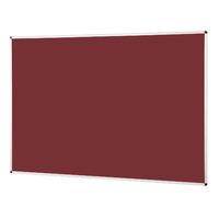 Aluminium Framed Standard Noticeboard Burgundy