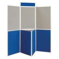 ALUMINIUM FRAME FOLDING DISPLAY INC.BAG - BLACK/ BLUE PLASTIC/ ALUMINIUM/F