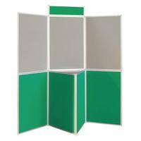 ALUMINIUM FRAME FOLDING DISPLAY INC.BAG - BLACK/ GREEN PLASTIC/ ALUMINIUM/