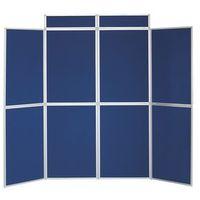 ALUMINIUM FRAME FOLDING DISPLAY INC.BAG - BLACK/ BLUE PLASTIC/ ALUMINIUM/F