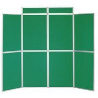 ALUMINIUM FRAME FOLDING DISPLAY INC.BAG - BLACK/ GREEN PLASTIC/ ALUMINIUM/