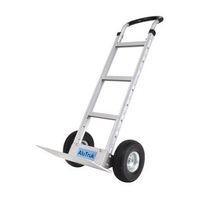 ALUMINIUM HANDTRUCK WITH STRAIGHT CROSS MEMBERS AND PNEUMATIC TYRES