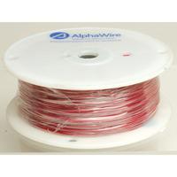 alpha wire 3050 rd001 ul1007 hook up wire red 24awg 305m reel