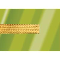 Alpha Wire 2158 NA005 Brass Braiding Natural 1/2\