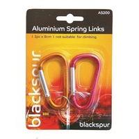 aluminium karabiner spring link set 2 pack