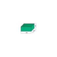 Alutec 624400 Green Insert Compartment For Organiser Boxes