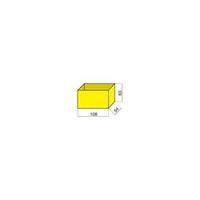 alutec 624200 yellow insert compartment for organiser boxes