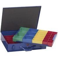 Alutec 10560 Blue Organiser Case With Removeable Compartments (L x W x H) 440 x 100 x 300 mm