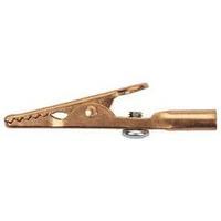 Alligator clip Copper Max. clamping range: 8 mm Length: 50 mm Schützinger AK 4732 CU 1 pc(s)