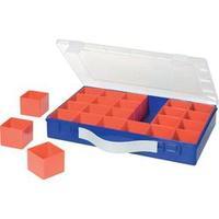 Alutec 600900 Blue -Compartment Organiser Box, Assortment Box