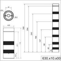 Alarm sounder tube adapter Werma Signaltechnik WERMA Suitable for (signal processing) KombiSign 40