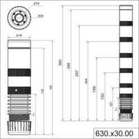 Alarm sounder tube adapter Werma Signaltechnik WERMA Suitable for (signal processing) KombiSign 40