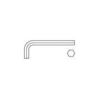 Allen Allen key TOOLCRAFT 3 mm