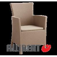 Allibert Hue Dining Chair - Cappuccino