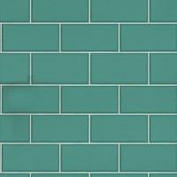 Albany Wallpapers Subway Tile Teal, 40139