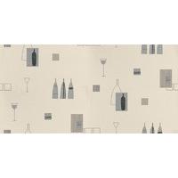 Albany Wallpapers Wine Bottles Black/Silver, 13038