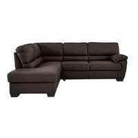 Alvera Leather Corner Sofa