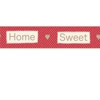 albany borders home sweet home border red b50048