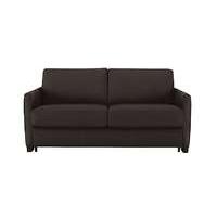 Alcova 2.5 Seater Leather Sofa Bed with Slim Arms