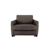 alcova leather sofa bed chair with slim arms