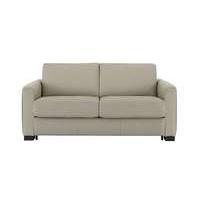 Alcova 2 Seater Leather Sofa Bed with Box Arms