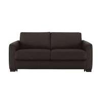 Alcova 2.5 Seater Leather Sofa Bed with Box Arms