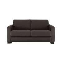 Alcova 2 Seater Leather Sofa Bed with Box Arms