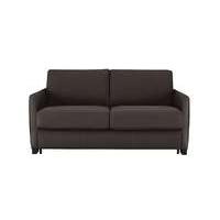 Alcova 2 Seater Leather Sofa Bed with Slim Arms